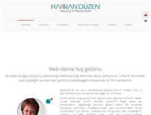 Tablet Screenshot of hannanduzen.com